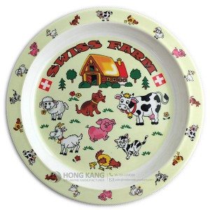 Factory selling
 melamine kids plate for Barbados Importers