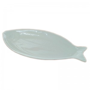 20inch Melamine Fish Plate Made in China