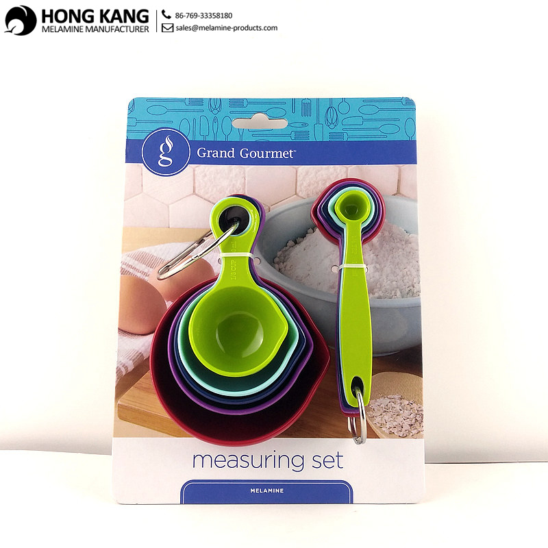 New Design Packaging for Melamine Measuring Spoon Set