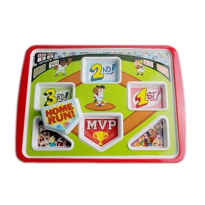 13inch Melamine Divided Children Meal Plate Manufacturer in China