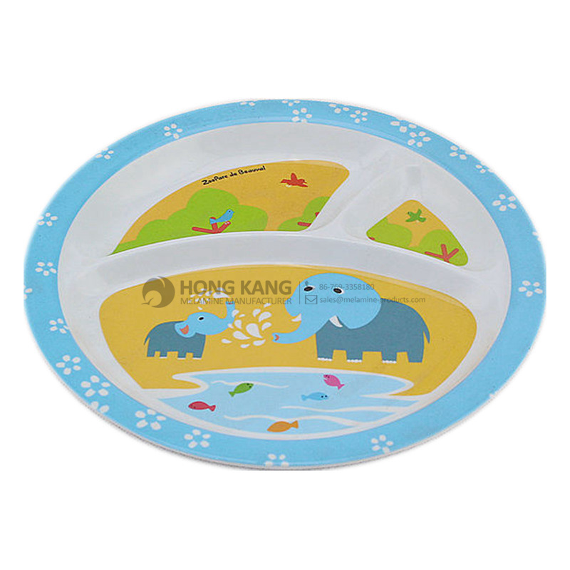 Melamine Children Divided Plate Featured Image