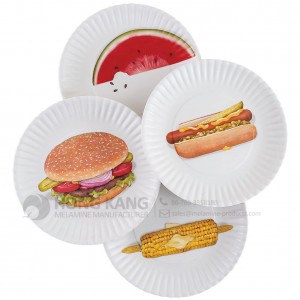 Melamine Breakfast Plate