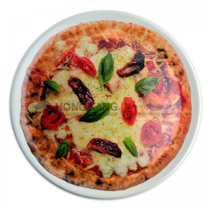 Factory Free sample
 14inch Round Melamine Pizza Plate to Paraguay Importers