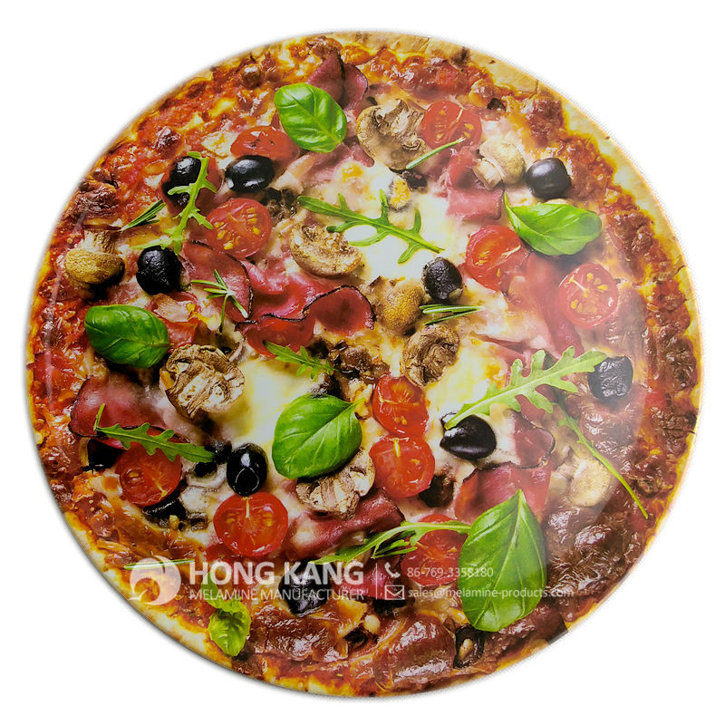 PriceList for
 13inch Round Melamine pizza plate to Kuwait Factories