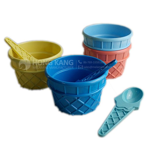 High quality factory
 melamine ice cream bowls to Russia Factory