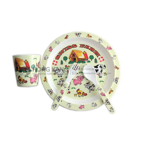 Hot sale good quality
 melamine kids dinnerware for Montpellier Importers